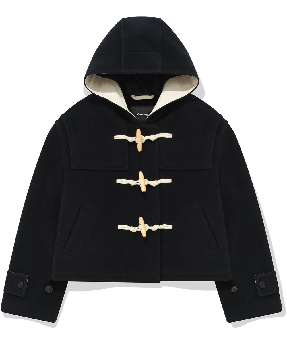 Women's Short Duffel Coat Navy