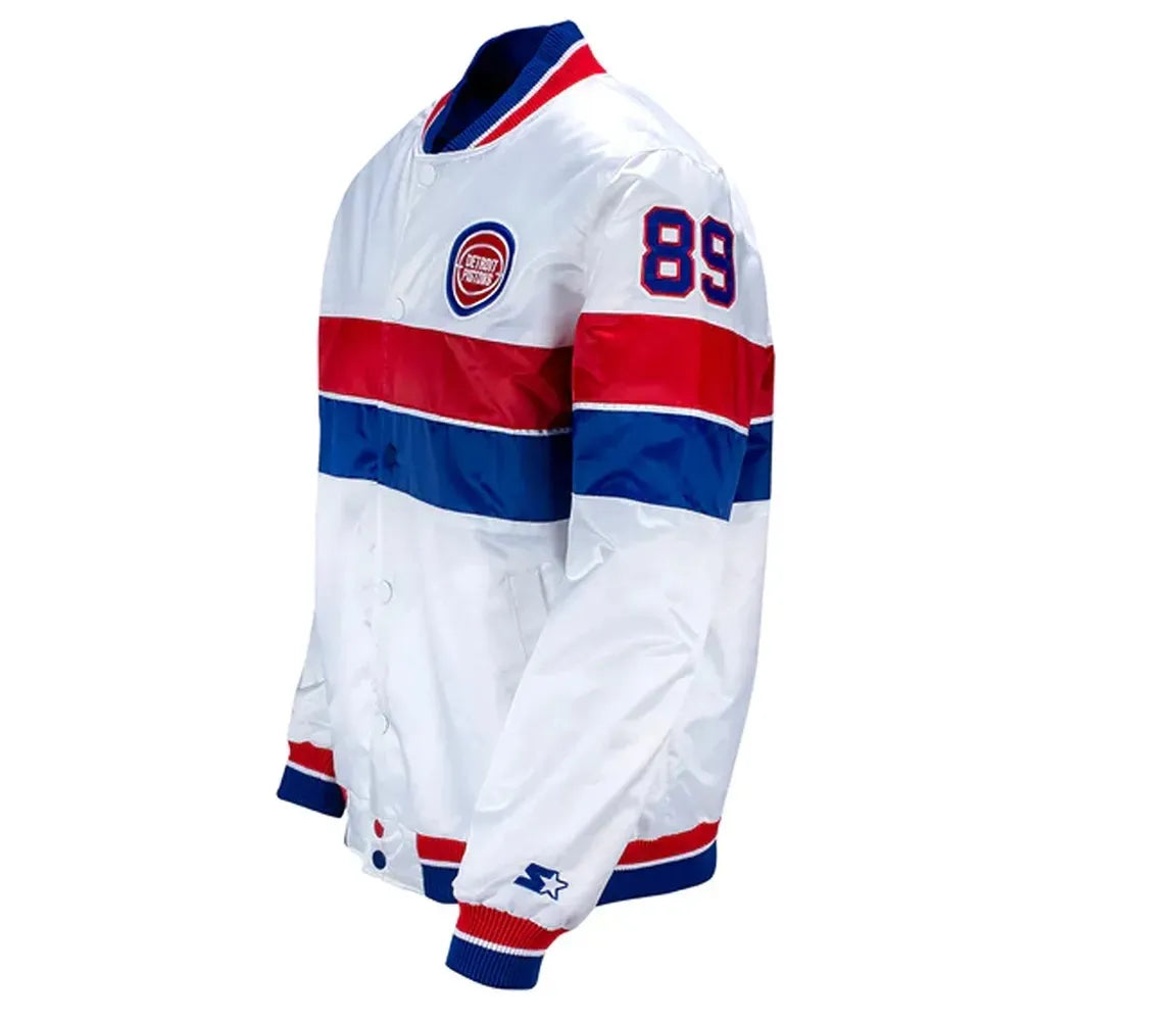 35th Anniversary Detroit Pistons White Jacket
