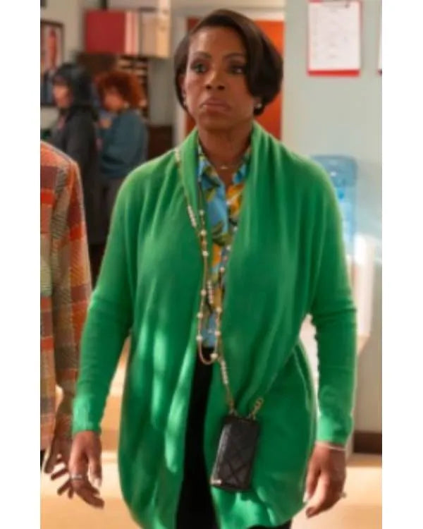 Abbott Elementary Sheryl Lee Ralph Lemon Printed Blouse