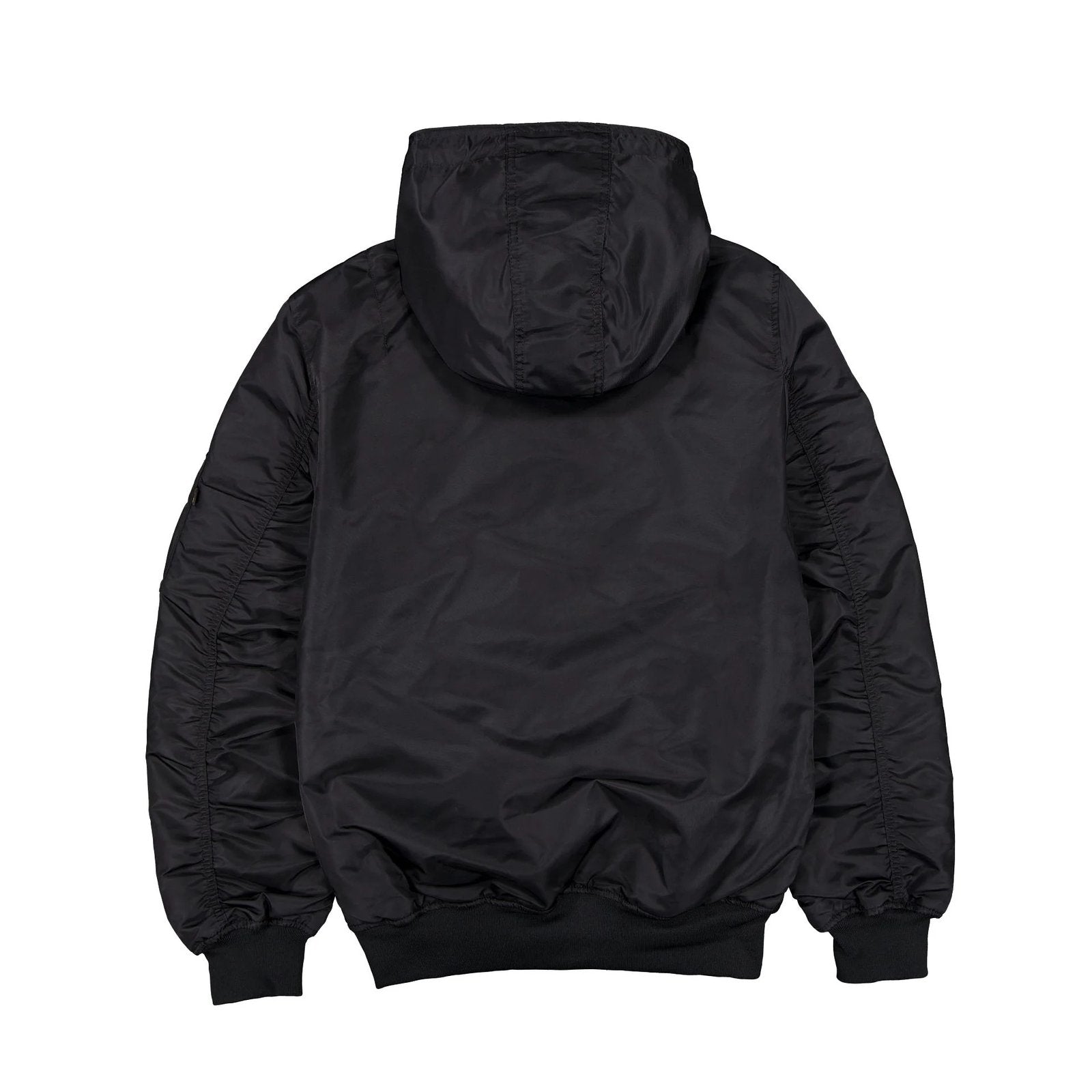 Alpha Industries L-2B Hooded Bomber Jacket Black Clanton Jacket