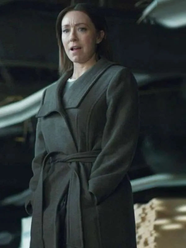 Amy Larsen Doc 2025 Grey Trench Coat