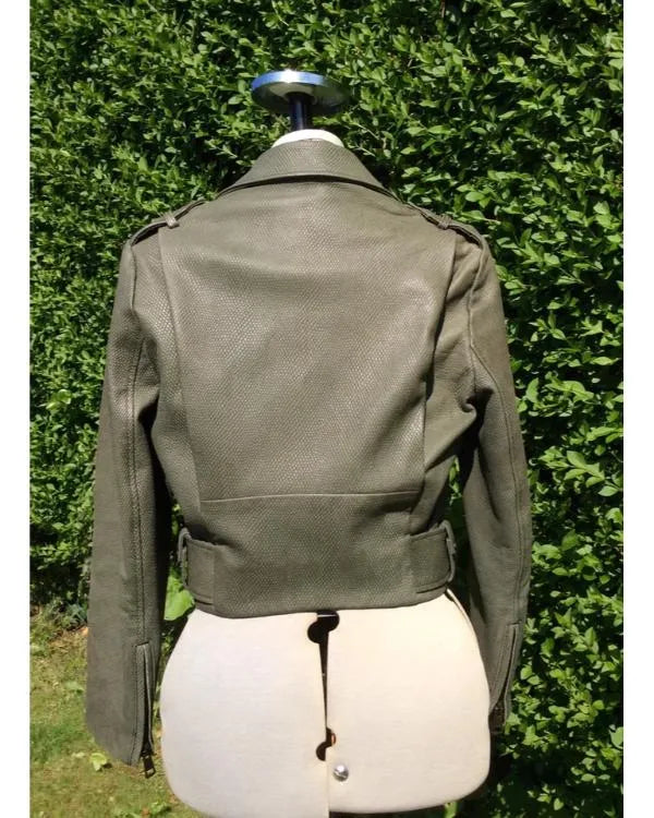 Heartland S19 Baye McPherson Green Leather Jacket