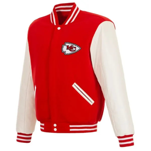 Kansas City Chiefs Red Full Zip Jacket Stylish NFL Fan Apparel