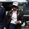 Melania Trump Brown Leather Jacket