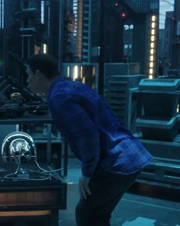 Peacemaker John Cena Blue Plaid Shirt