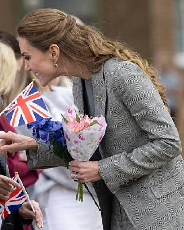 RAF Coningsby Kate Middleton Grey Blazer
