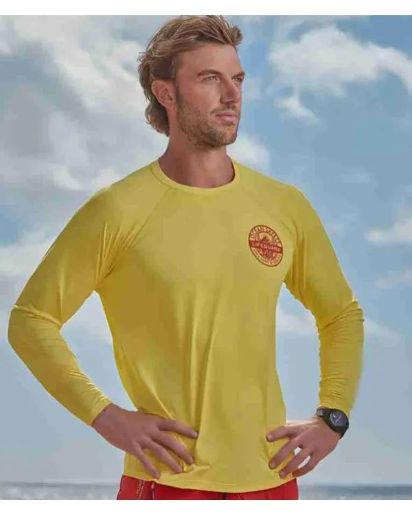 Rescue HI Surf Ocean Safety Lifeguard Yellow T-Shirt