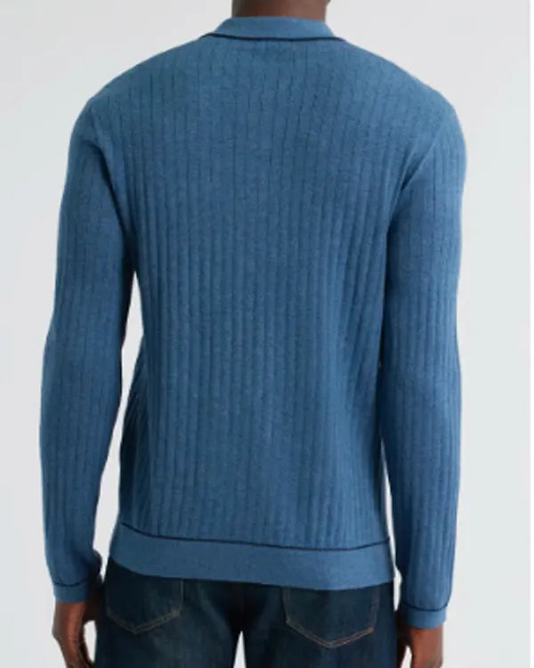 Saturday Night Live S51 Mikey Day Blue Polo Top