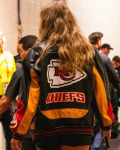 Taylor Swift Chiefs Leather Bomber Jacket