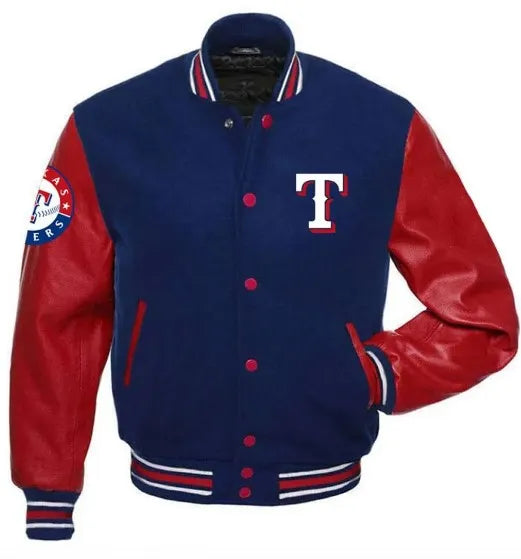 Texas Rangers MLB Varsity Jacket