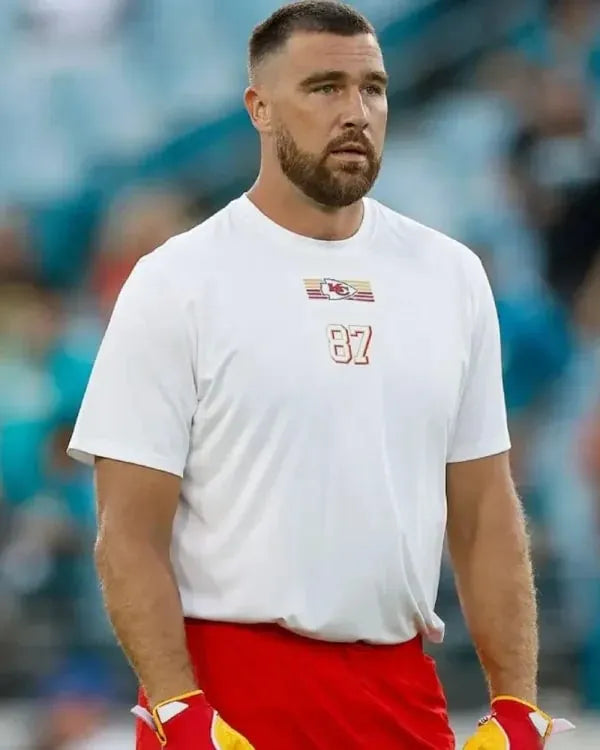Travis Kelce KC 87 White T-Shirt
