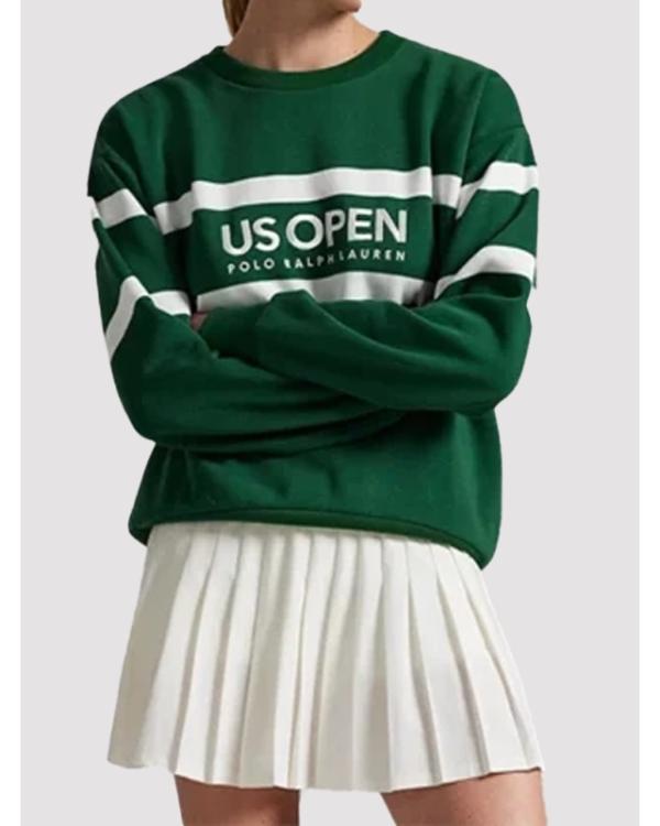 US Open 2025 Vintage Fit Green Sweatshirt