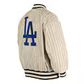Men's Los Angeles Dodgers New Era x Alpha Industries Black Seven-Time World Series Champions Team Reversible Full-Zip Bomber Jacket