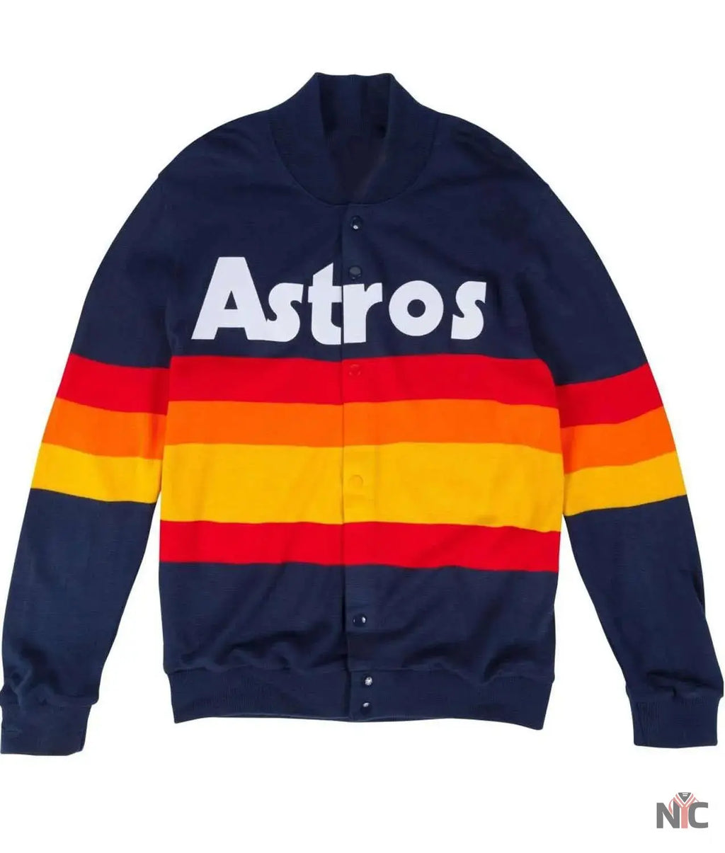 1986 Houston Astros Sweater Clanton Jacket