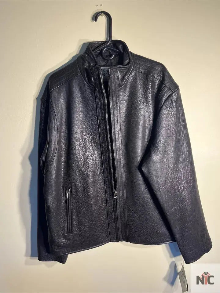 2010 PBR World Finals Bull Riding Leather Jacket Clanton Jacket