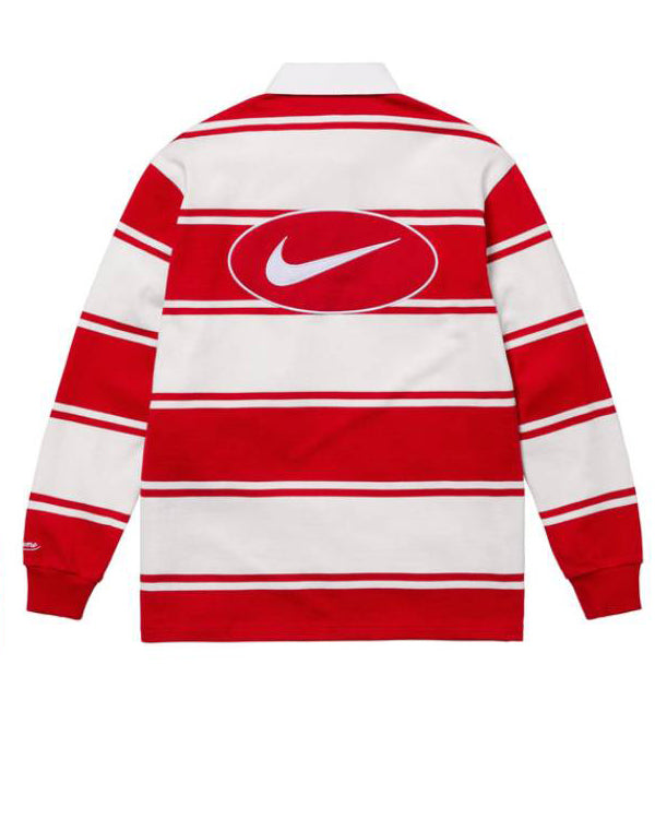 Travis Kelce Cincinnati vs Nebraska Game Striped Rugby Shirt USA Jackets