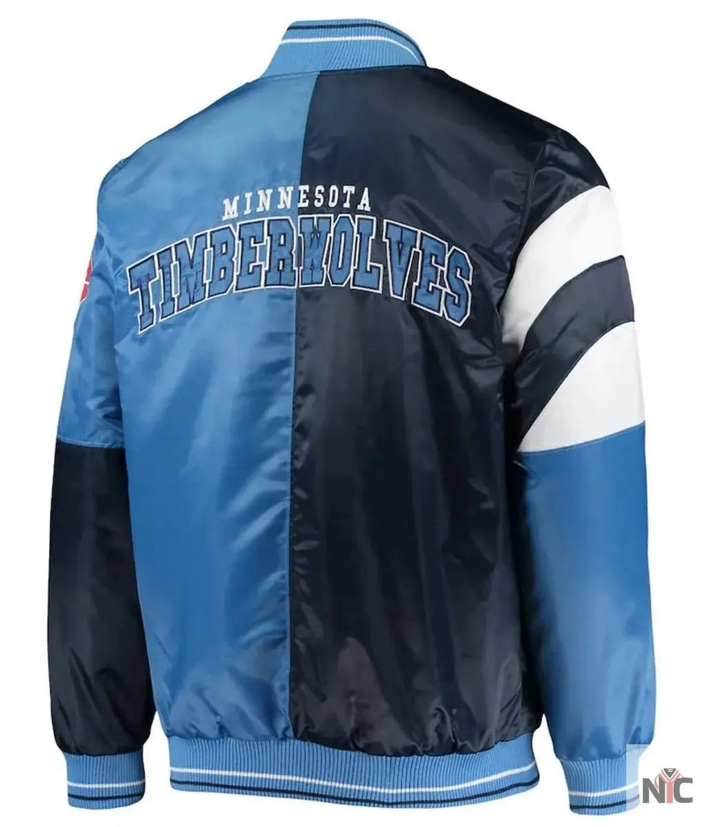75th Anniversary Minnesota Timberwolves Leader Jacket Clanton Jacket