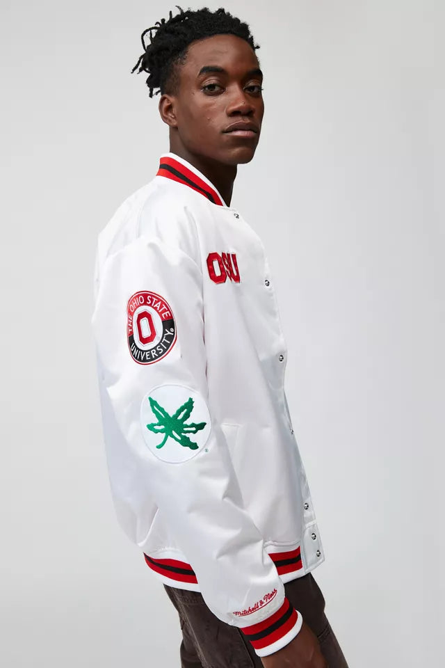 Mitchell & Ness NCAA Ohio State University Varsity Jacket