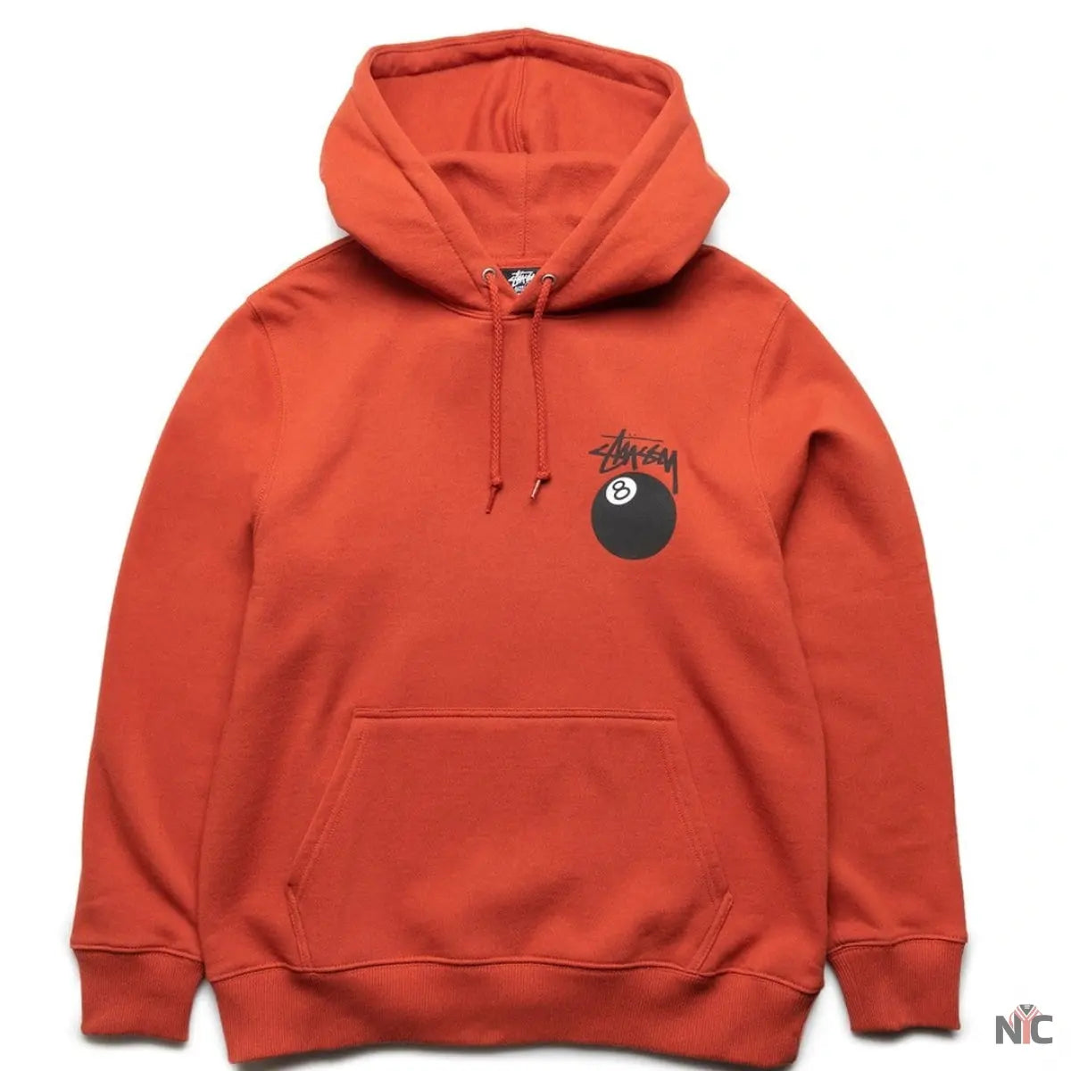 8 BALL Unisex Red Hoodie Clanton Jacket