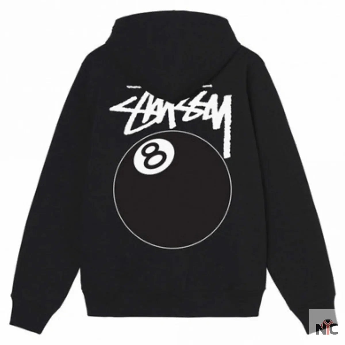 8 Ball Zip Black Hoodie Clanton Jacket