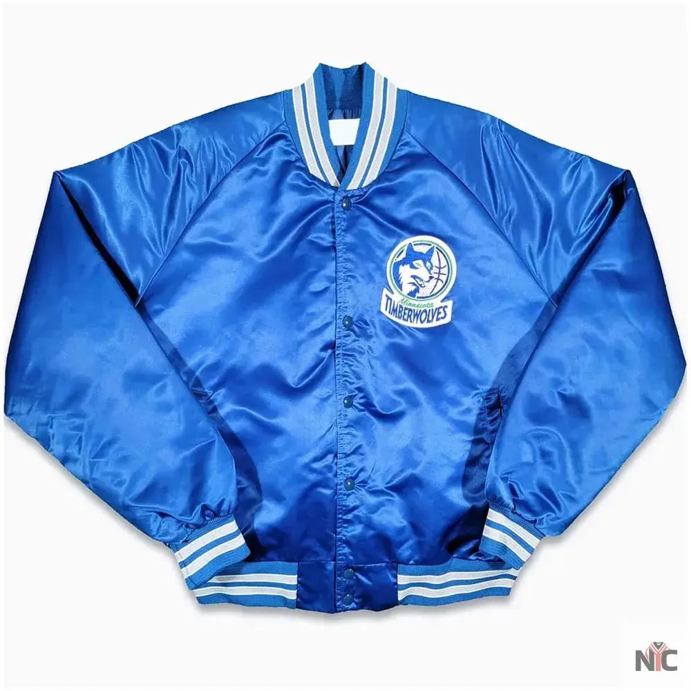 80’s Minnesota Timberwolves Jacket Clanton Jacket