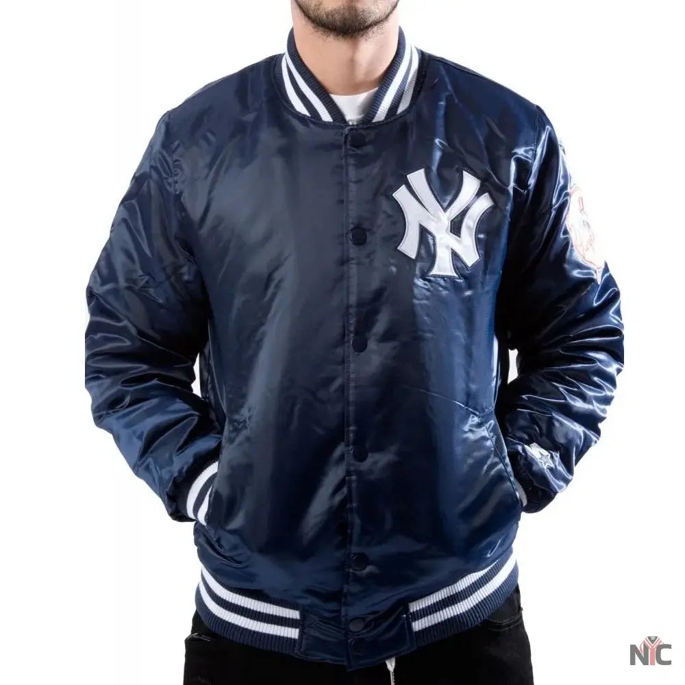 90s New York Yankees Bomber Jacket Clanton Jacket