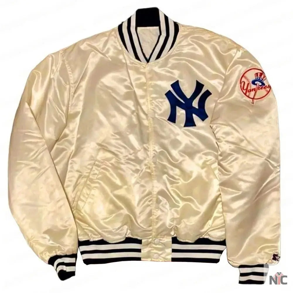 90s New York Yankees Bomber Jacket Clanton Jacket