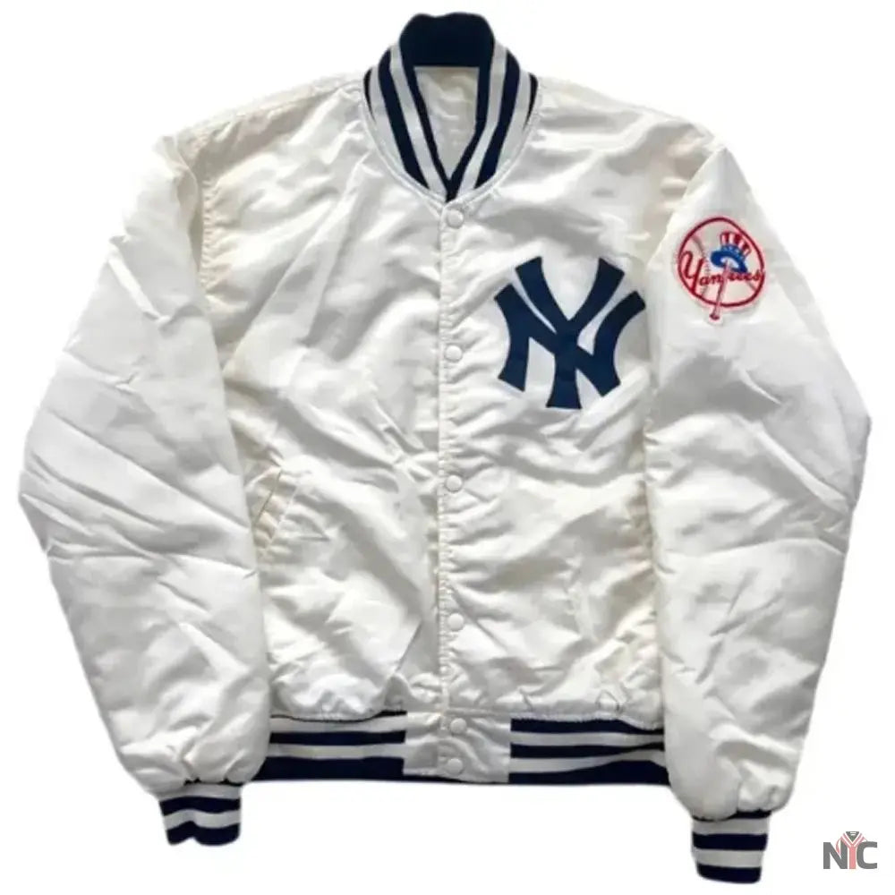 90s New York Yankees Bomber Jacket Clanton Jacket