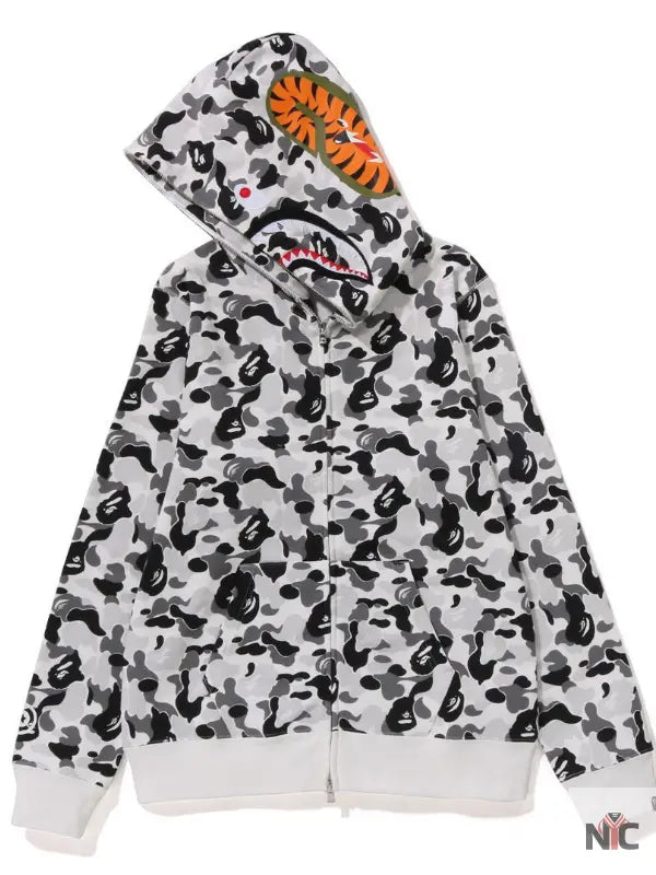 Abc Camo Shark Full Zip Hoodie Clanton Jacket