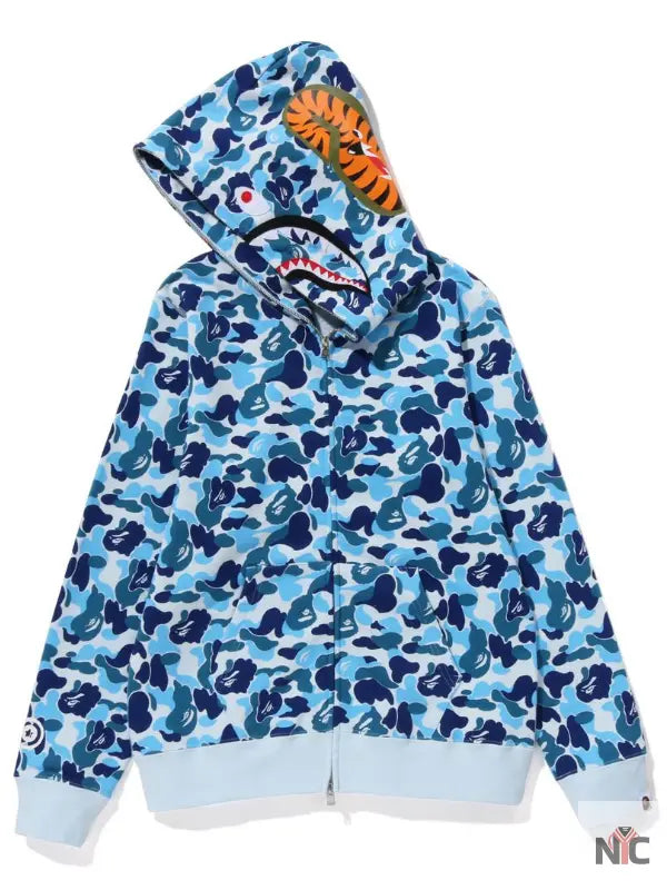 Abc Camo Shark Full Zip Hoodie Clanton Jacket
