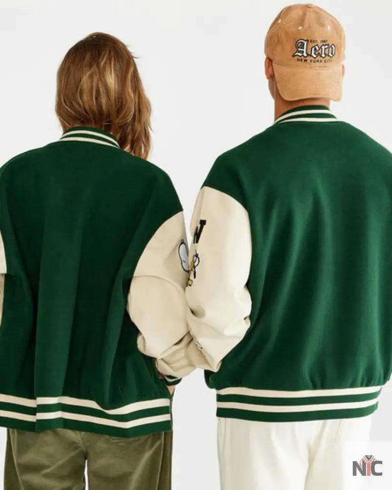 Aéropostale Snoopy Varsity Jacket Clanton Jacket
