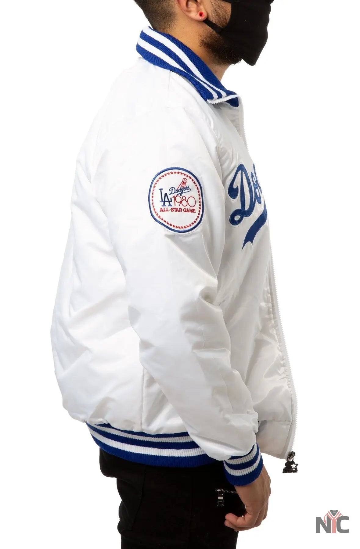 All Star Game LA Dodgers 1980 Satin Varsity Jacket Clanton Jacket