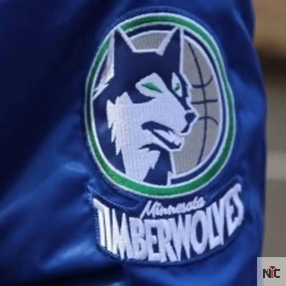 All Star Weekend Minnesota Timberwolves Blue Jacket Clanton Jacket