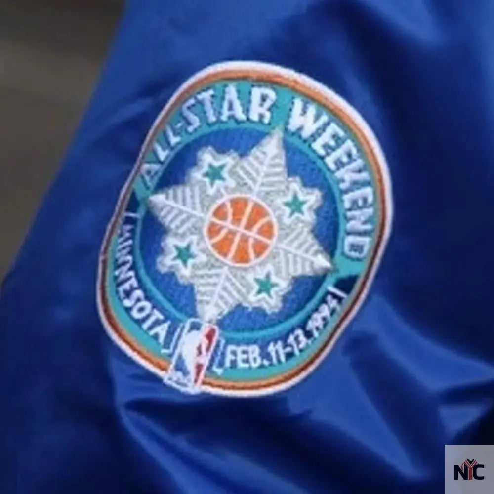All Star Weekend Minnesota Timberwolves Blue Jacket Clanton Jacket