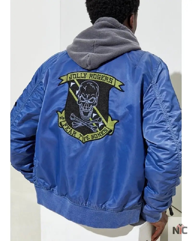 Alpha Industries L-2B Fear The Bones Battlewash Jacket Clanton Jacket