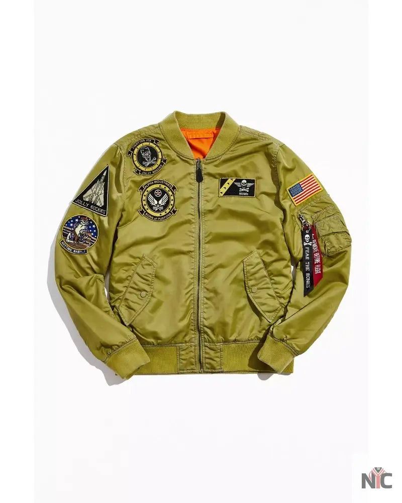 Alpha Industries L-2B Fear The Bones Battlewash Jacket Clanton Jacket
