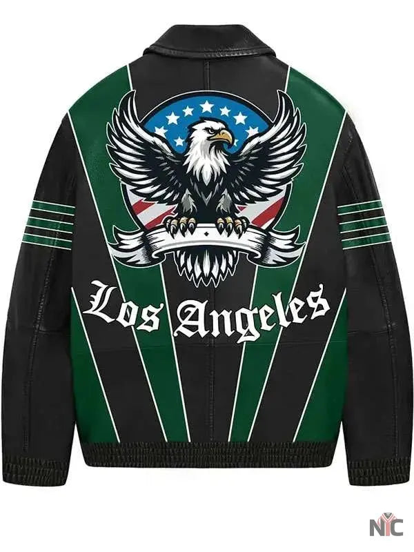 American Eagle Leather Jacket Clanton Jacket