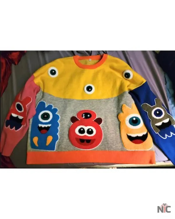 Americas Got Talent S20 Mama Duke Multicolor Monster Sweater Clanton Jacket