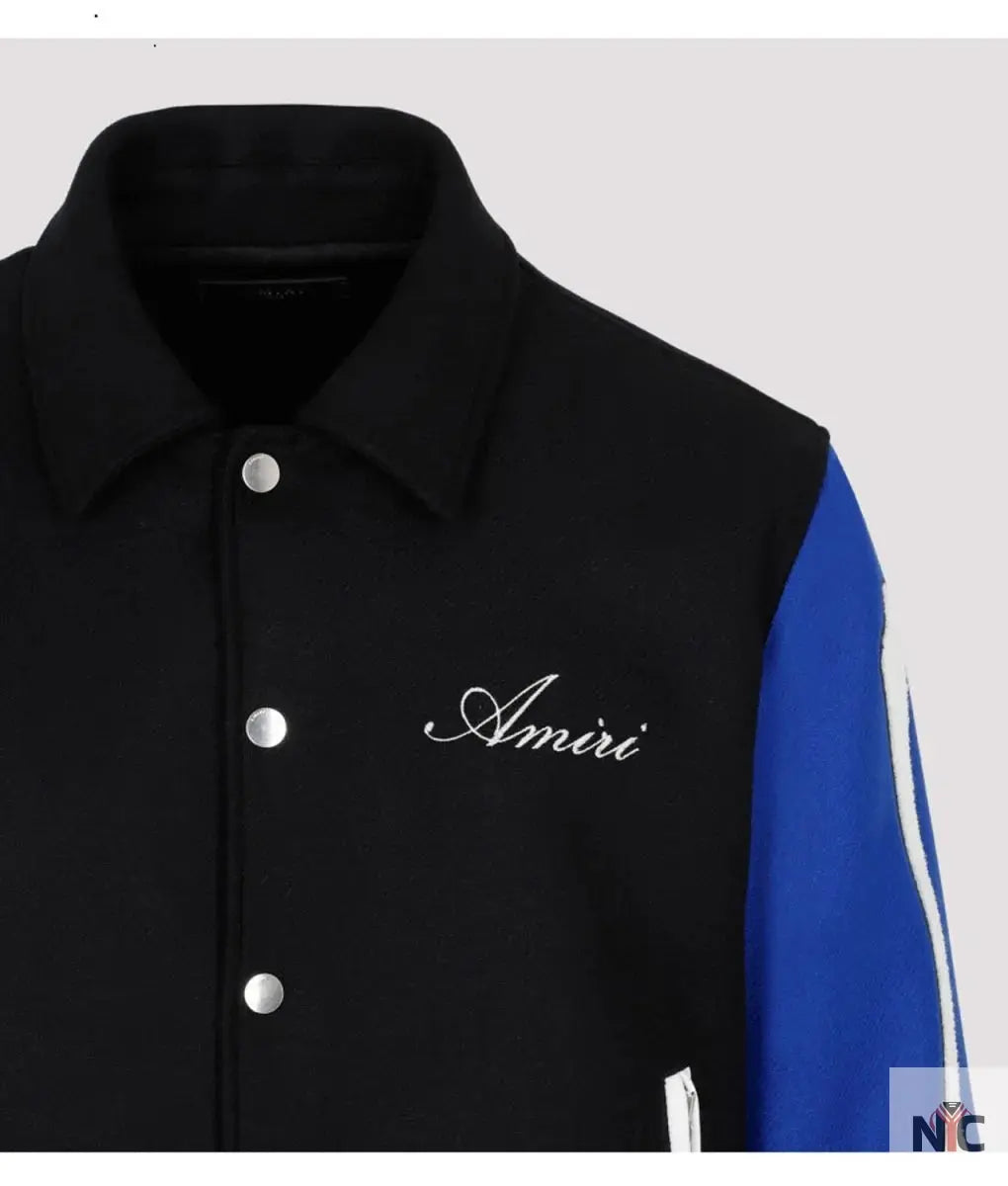 Amiri Bones Letterman Wool Jacket Clanton Jacket