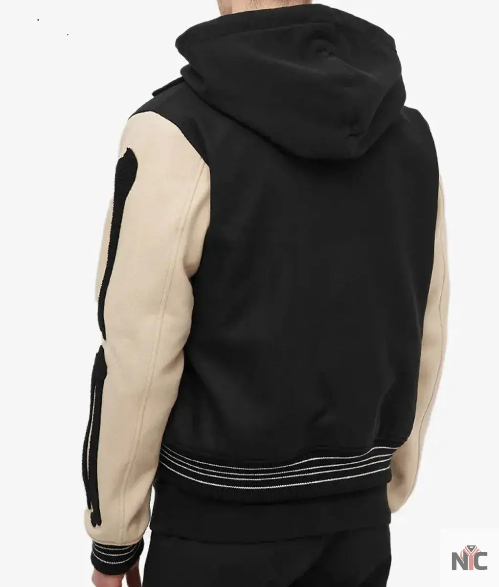 Amiri Bones Letterman Wool Jacket Clanton Jacket