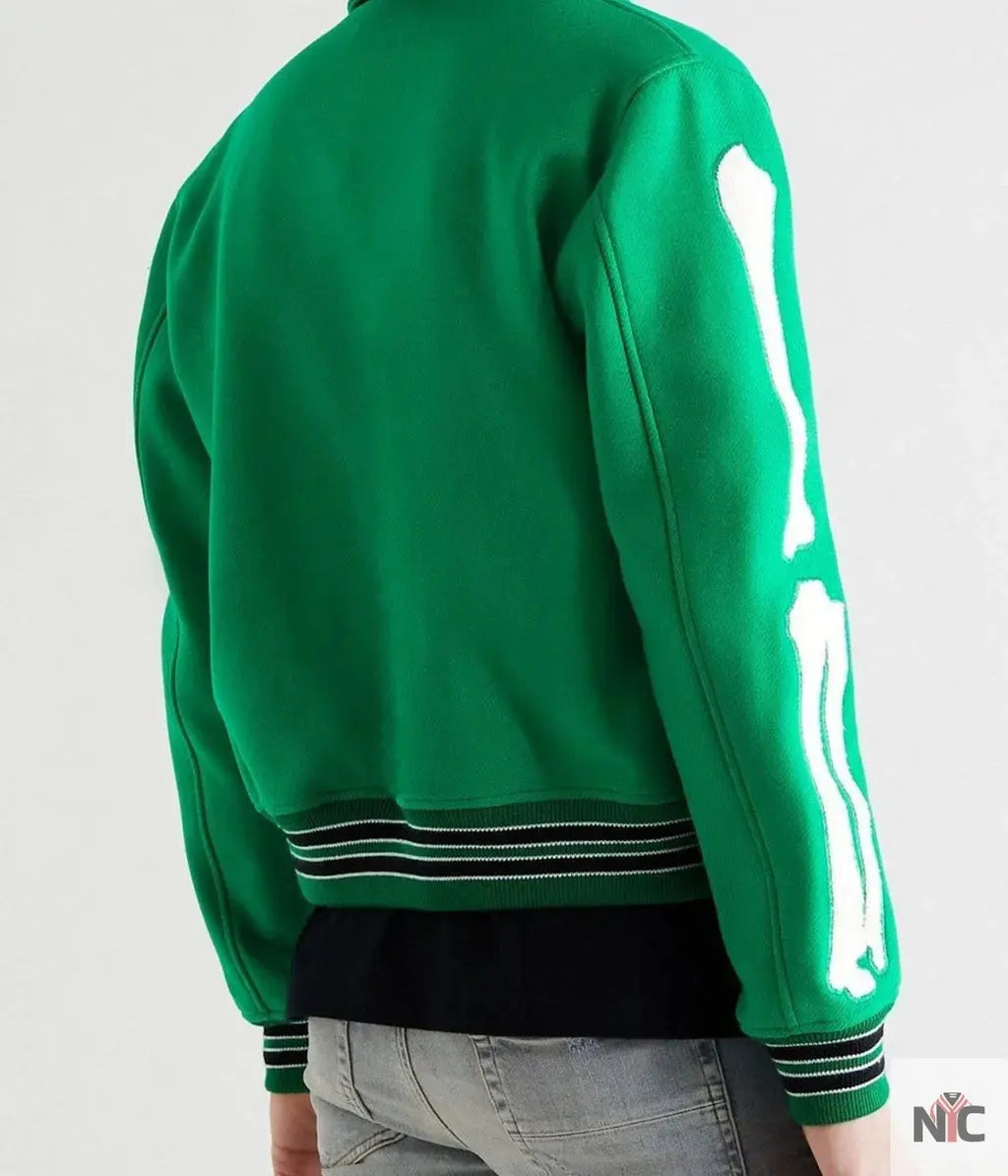 Amiri Bones Letterman Wool Jacket Clanton Jacket