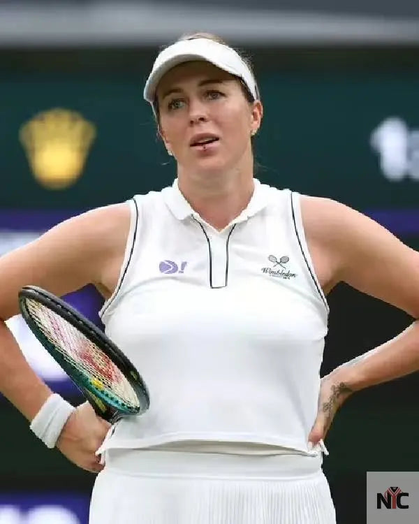 Anastasia Pavlyuchenkova Wimbledon Championships 2025 Polo Top Clanton Jacket