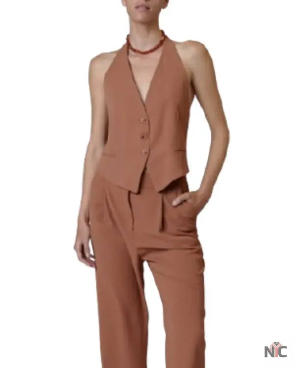 And Just Like That Seema Patel Brown Vest Clanton Jacket