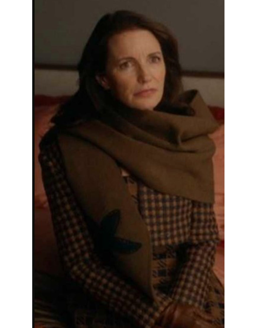 And Just Like That S03 Charlotte York Checked Orchid Jacket Clanton Jacket