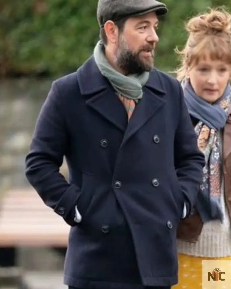 Andreas Patakis Moonflower Murders Peacoat Clanton Jacket