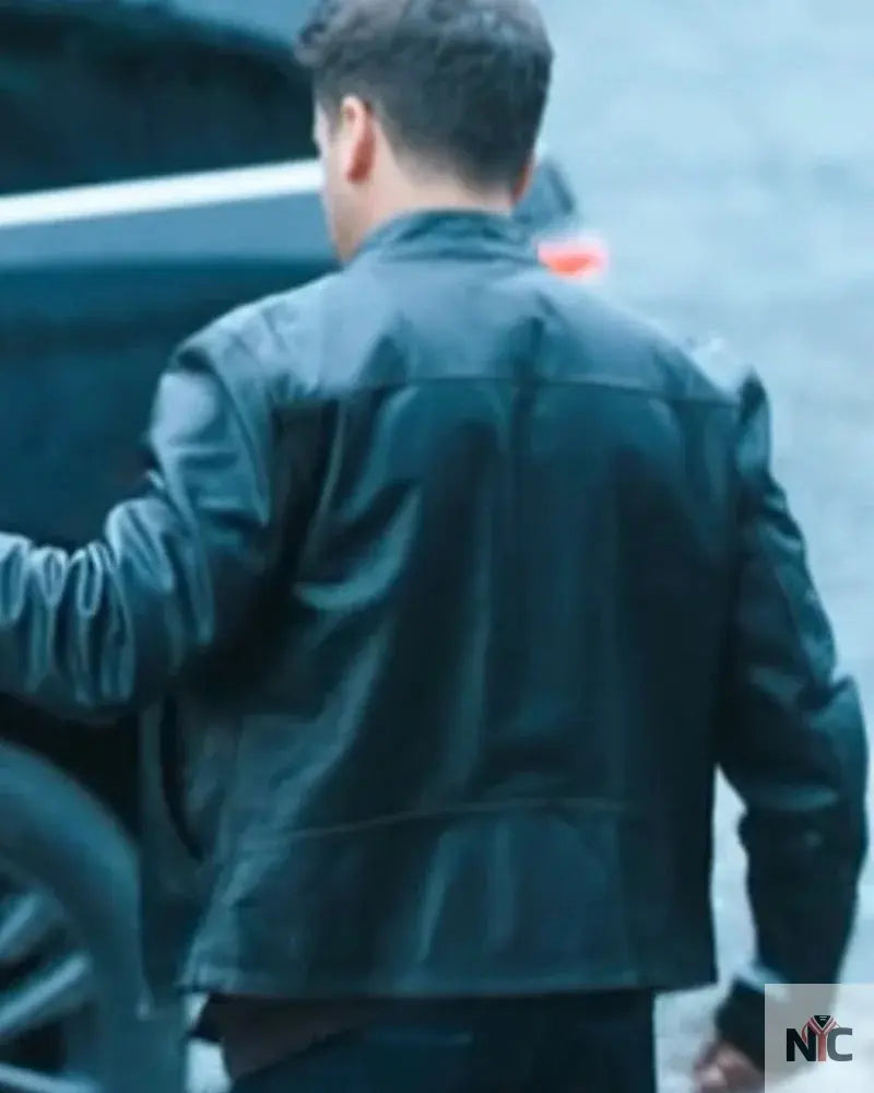 Andrew Mathews Sullivan’s Crossing Black Leather Jacket Clanton Jacket