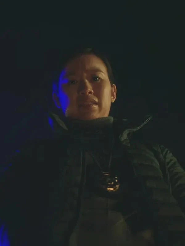 Annie Chang Peacemaker Grey Puffer Jacket Clanton Jacket