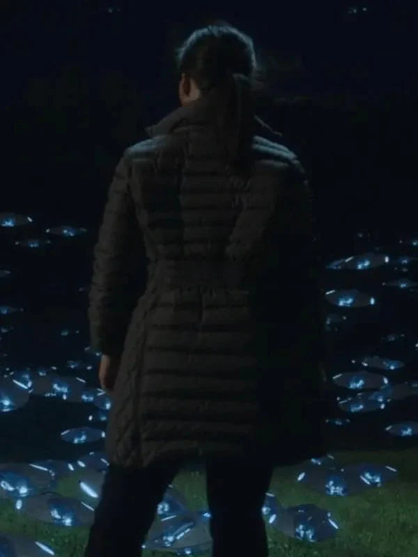 Annie Chang Peacemaker Grey Puffer Jacket Clanton Jacket