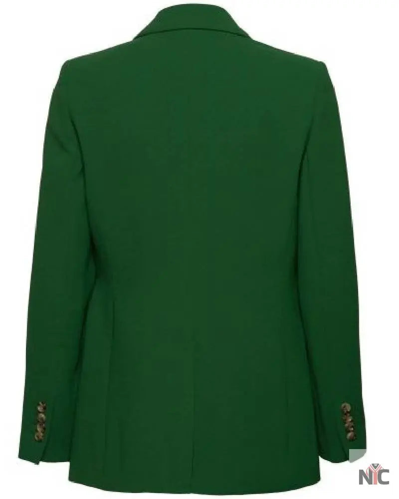 Ashley Newbrough Flipping for Christmas Green Suit Clanton Jacket