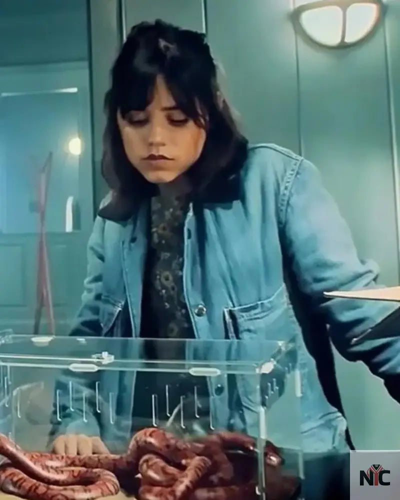 Astrid Deetz Beetlejuice Beetlejuice 2024 Blue Jacket Clanton Jacket